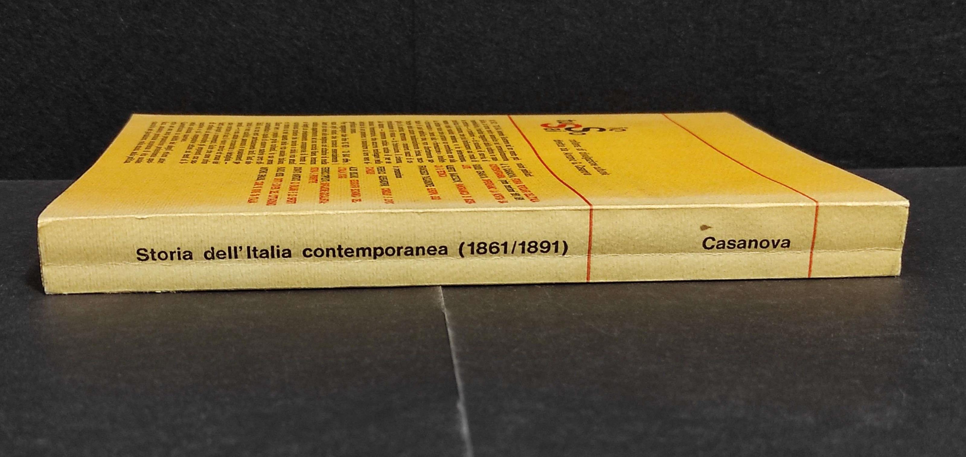 Storia Popolare dell'Italia Contemporanea 1861/1891 - Ed. Cappelli