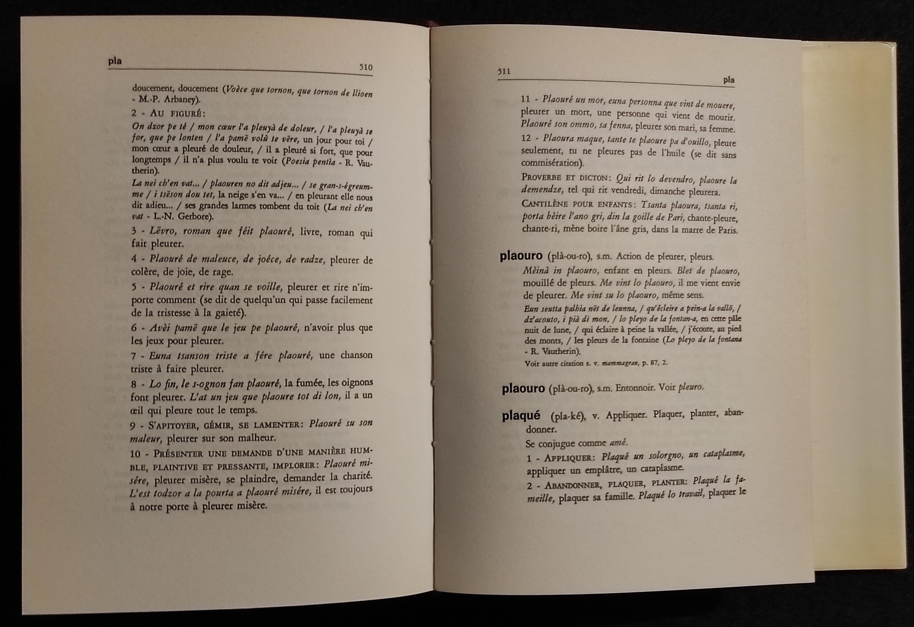 Nouveau Dictionnaire de Patois Valdotain - O-Po - Ed. Musumeci