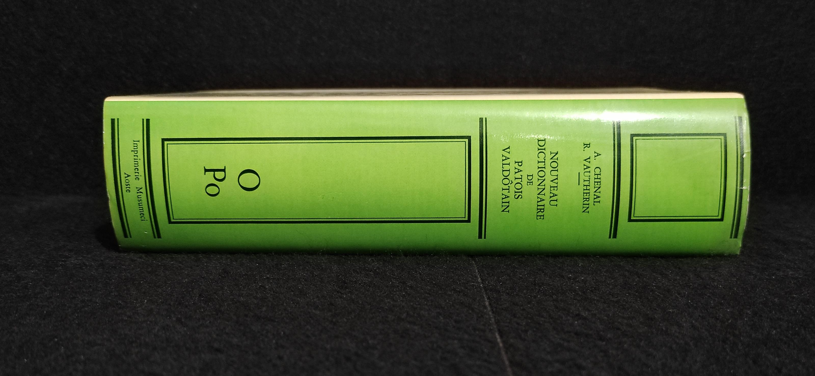 Nouveau Dictionnaire de Patois Valdotain - O-Po - Ed. Musumeci