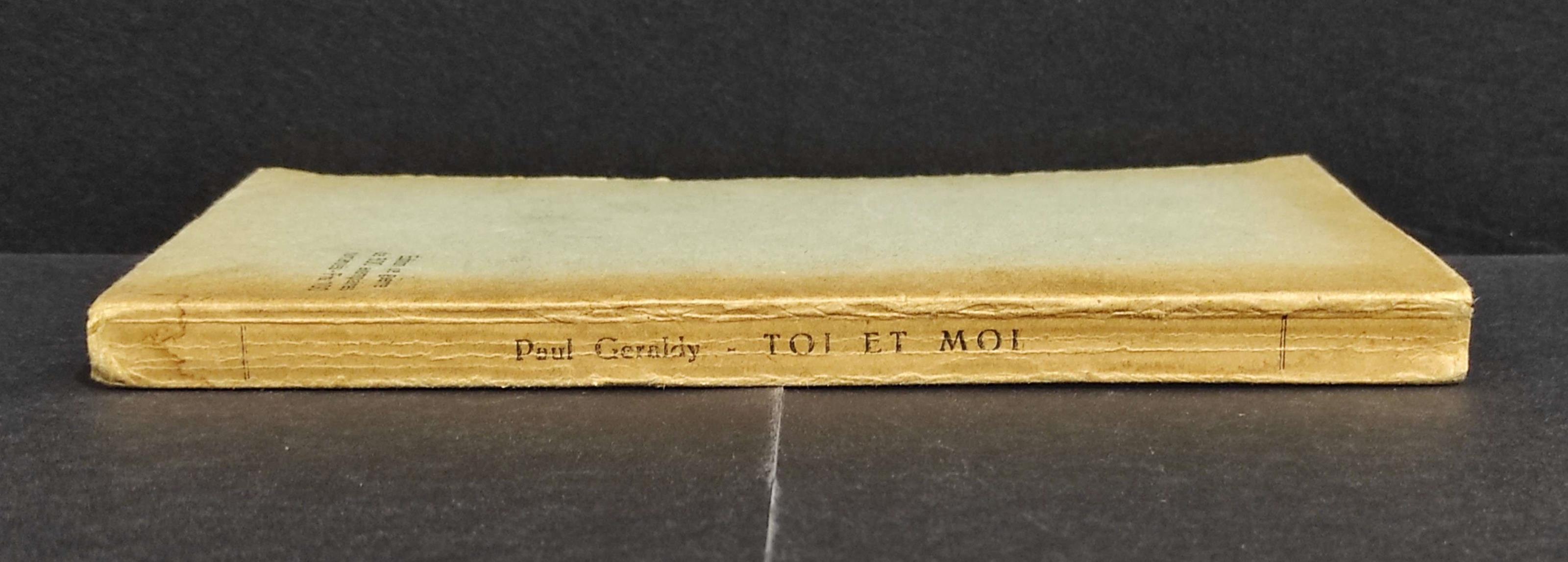 Toi et Moi - P. Geraldy - Ed. Lib. Stock