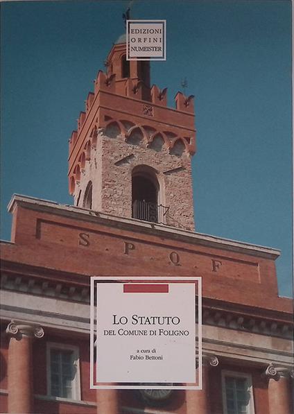 Lo Statuto del Comune di Foligno - copertina