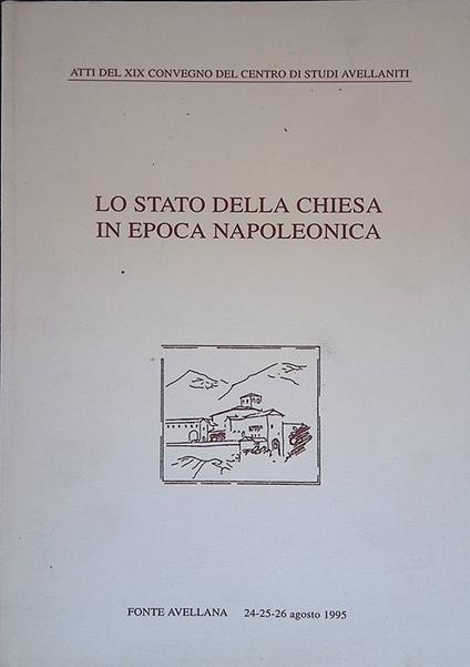 Lo Stato della Chiesa in Epoca Napoleonica - copertina