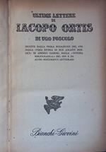 ultime lettere di Iacopo Ortis