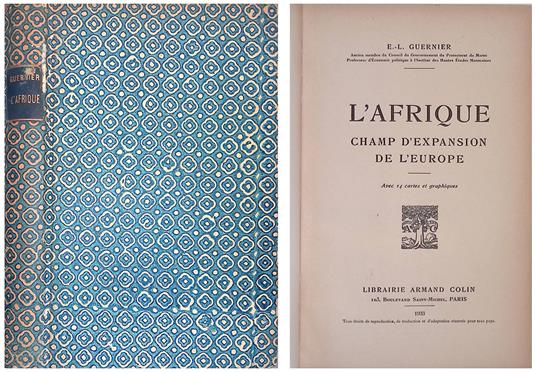 L' Afrique. Champ d'expansion de l'Europe - copertina
