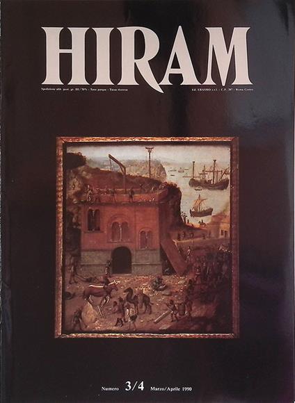 Hiram. N.3-4 marzo-aprile 1990 - copertina