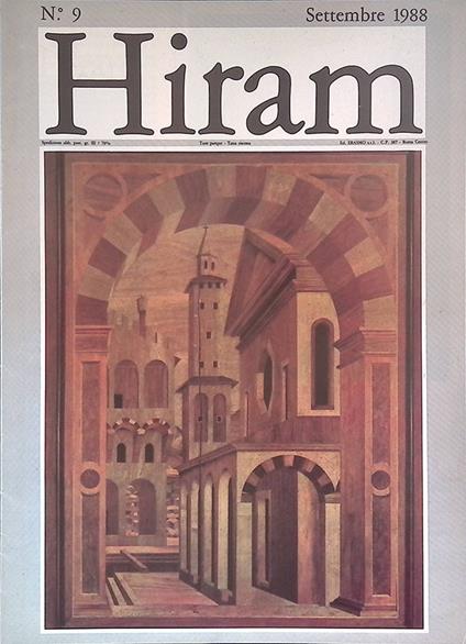 Hiram. N.9 settembre 1988 - copertina