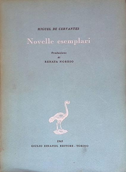 Novelle esemplari - Miguel de Cervantes - copertina