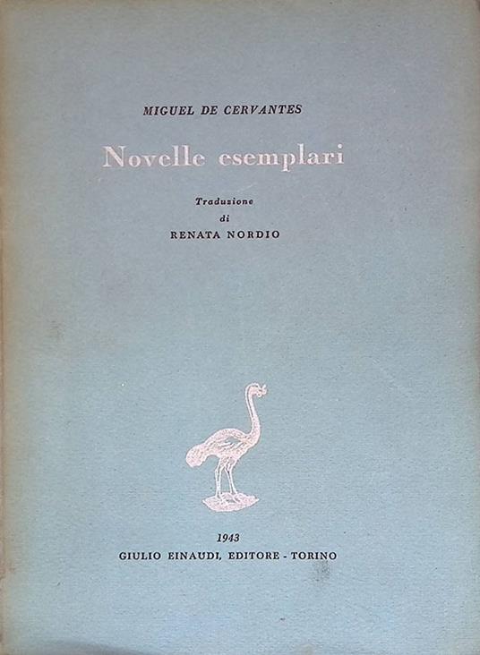 Novelle esemplari - Miguel de Cervantes - copertina