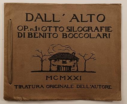 Dall'alto OP. n 1: otto silografie - copertina