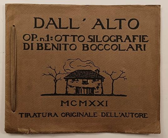 Dall'alto OP. n 1: otto silografie - copertina