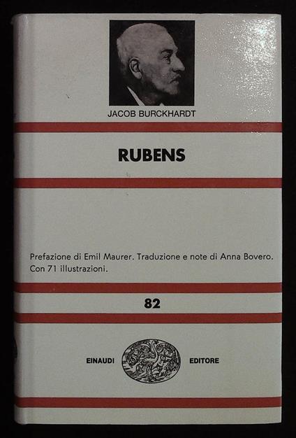 Rubens. Coll. NUE - Jacob Burckhardt - copertina
