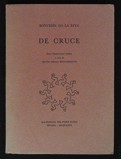 De Cruce - copertina