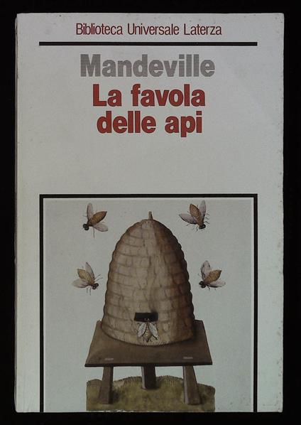 La favola delle api - Bernard Mandeville - copertina