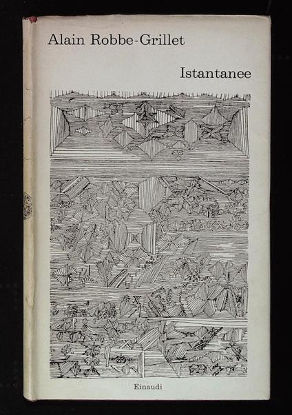 Istantanee - Alain Robbe-Grillet - copertina