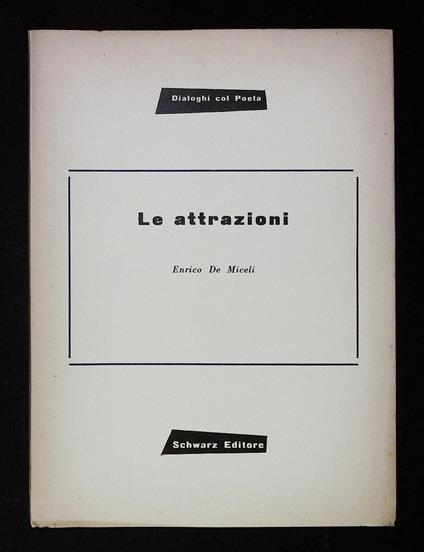 Le attrazioni - copertina