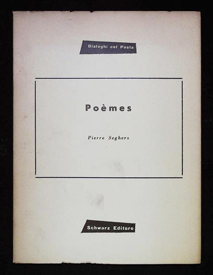 Poèmes - copertina
