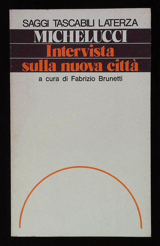 Intervista sulla nuova città - copertina