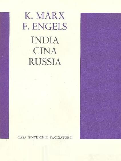 India Cina Russia - Karl Marx - copertina