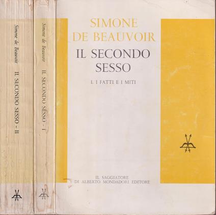 IL SECONDO SESSO. I. I fatti e i miti. II. L'esperienza vissuta (2 Volumi) - copertina