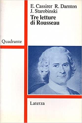 Tre Letture Di Rousseau - copertina