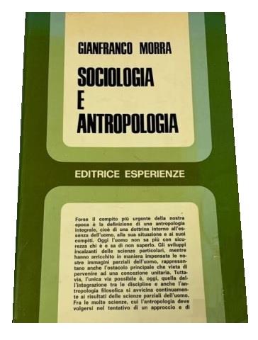 Sociologia E Antropologia - Gianfranco Morra - copertina