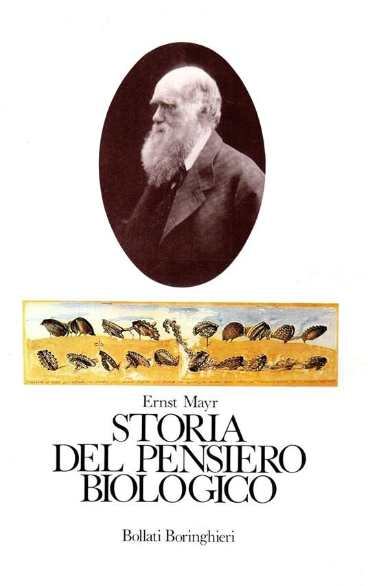 STORIA DEL PENSIERO BIOLOGICO. Diversità, evoluzione, eredità - Ernst Mayr - copertina