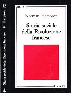 Storia Sociale Della Rivoluzione Francese - Norman Hampson - copertina