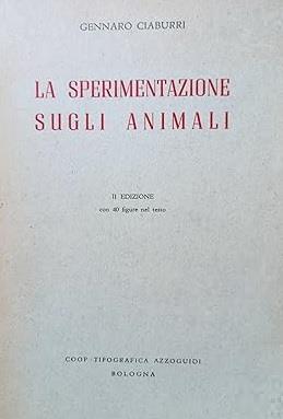 La Sperimentazione Sugli Animali - Gennaro Ciaburri - copertina