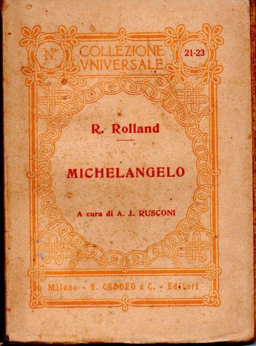 Michelangelo - Romain Rolland - copertina