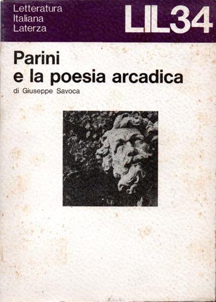 Parini e la poesia arcadica - Giuseppe Savoca - copertina
