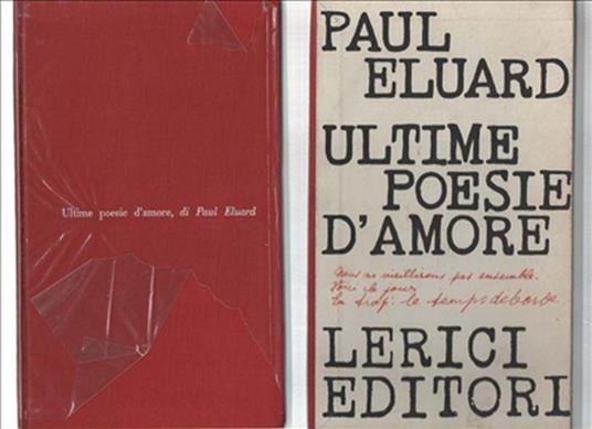 Ultime Poesie D'amore - Paul Éluard - copertina