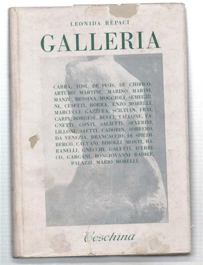 Galleria. Taccuino Artistico Degli Anni Di Guerra 1941 - 1942 - 1943