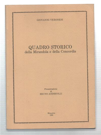 Quadro Storico Della Mirandola E Della Concordia
