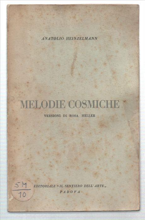 Melodie Cosmiche - Anatolij Heinzelmann - copertina
