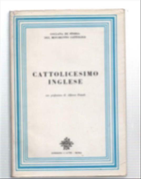 Cattolicesimo Inglese - copertina