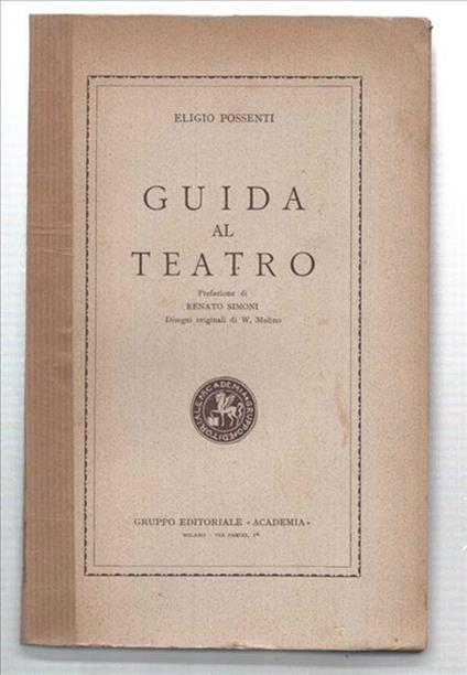 Guida Al Teatro - Eligio Possenti - copertina