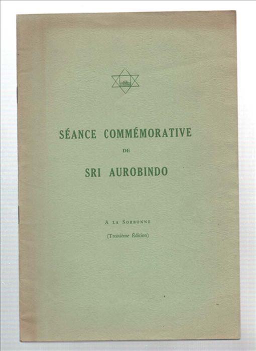 Séance Commémorative De Sri Aurobindo - copertina