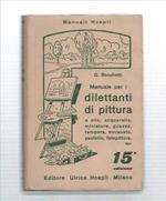 Manuale Per I Dilettanti Di Pittura A Olio, Acquarello, Miniatura, Guazzo, Te..
