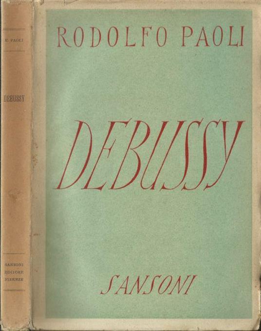 Debussy - Rodolfo Paoli - copertina