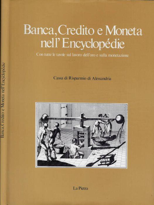 Banca, Credito e Moneta nell'Encyclopédie - copertina
