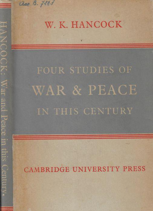 Four studies of war and peace in this century - copertina