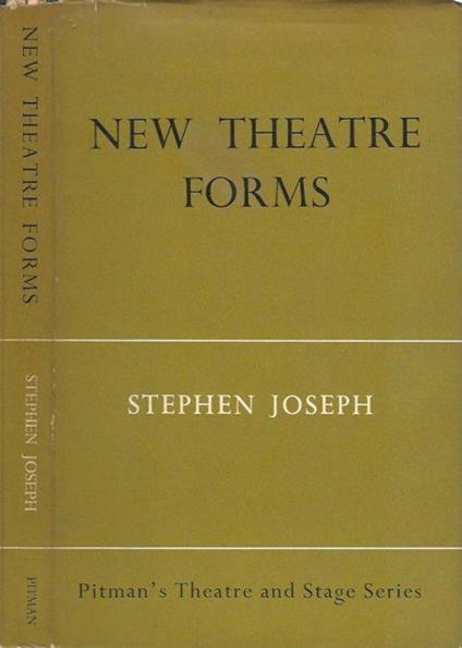 New theatre forms - Stephen Joseph - copertina