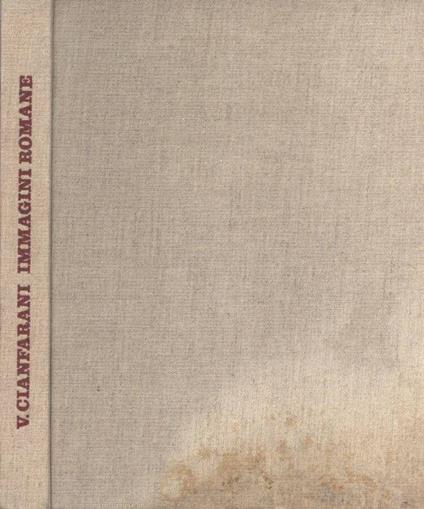 Immagini romane - Valerio Cianfarani - copertina