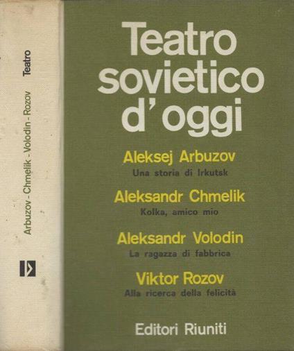 Teatro sovietico d'oggi - copertina