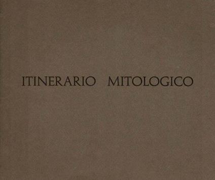 Itinerario Mitologico - copertina