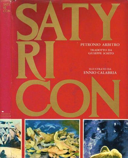 Satyricon - Arbitro Petronio - copertina