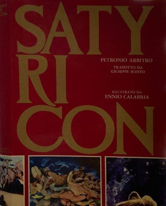 Satyricon - Arbitro Petronio - copertina