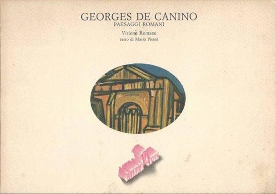 Georges de Canino - Mario Pisani - copertina