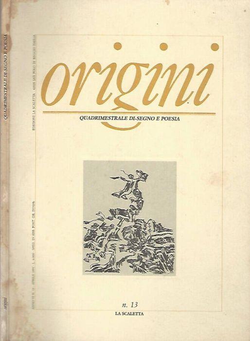 Origini, n. 13, aprile, anno VI, 1991 - copertina
