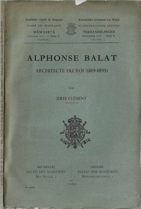 Alphonse Balat - copertina